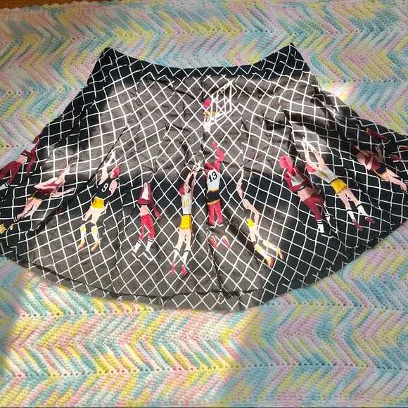 Urban Outfitters Dresses & Skirts - ***SOLD*** NWT! Urban Outfitters Cecile A-Line Pleated Mini Skirt Basketball
